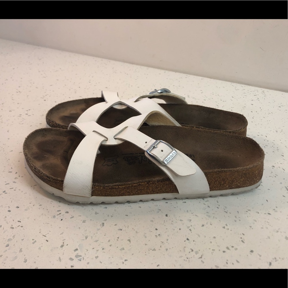 Birkenstock White Sandals